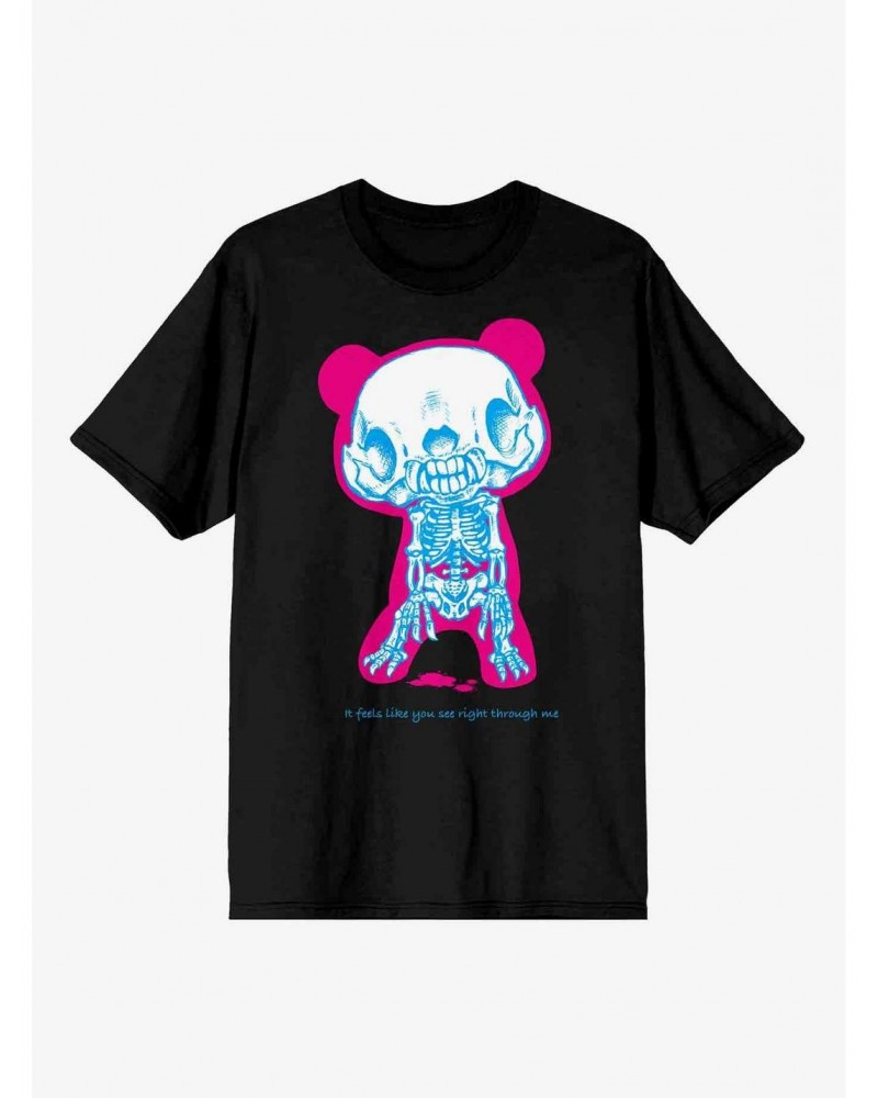 Gloomy Bear Skeleton T-Shirt $9.56 T-Shirts