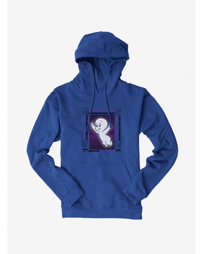 Casper The Friendly Ghost Virtual Raver Number One Hoodie $14.37 Hoodies