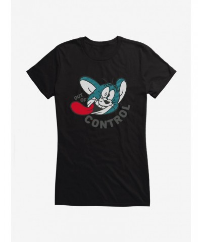 Tom And Jerry Out Of Control Tom Girls T-Shirt $7.37 T-Shirts