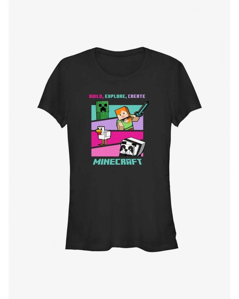 Minecraft Create Your World Girls T-Shirt $9.96 T-Shirts