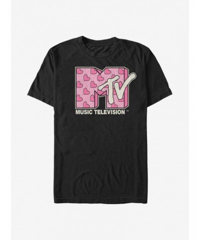 MTV Heart Diagonal T-Shirt $8.41 T-Shirts