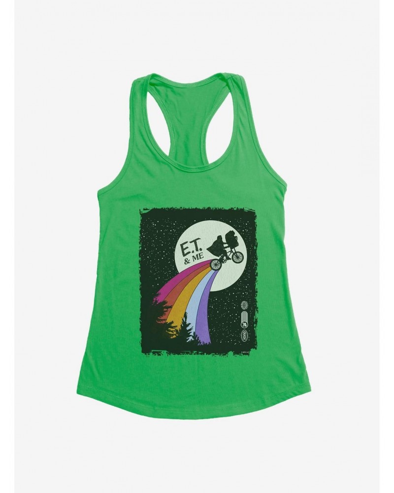 E.T. 40th Anniversary Rainbow Flight Graphic Girls Tank $7.97 Tanks