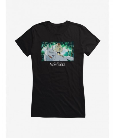 Studio Ghibli Princess Mononoke San & Moro Girls T-Shirt $7.37 T-Shirts