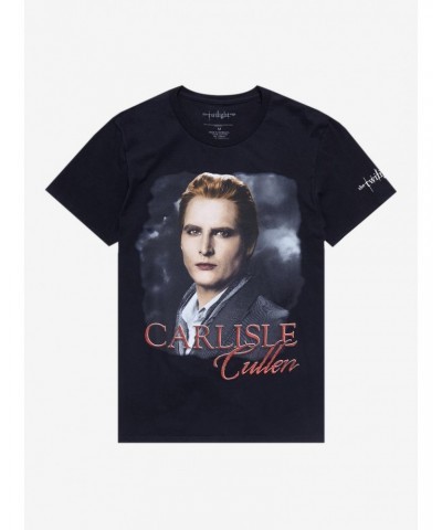 Twilight Carlisle Cullen Boyfriend Fit Girls T-Shirt $9.76 T-Shirts