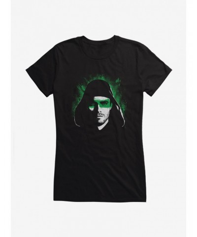 DC Comics Arrow Green Portrait Girls T-Shirt $9.56 T-Shirts