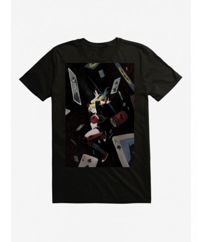 DC Comics Batman Harley Quinn Deck of Cards T-Shirt $9.37 T-Shirts