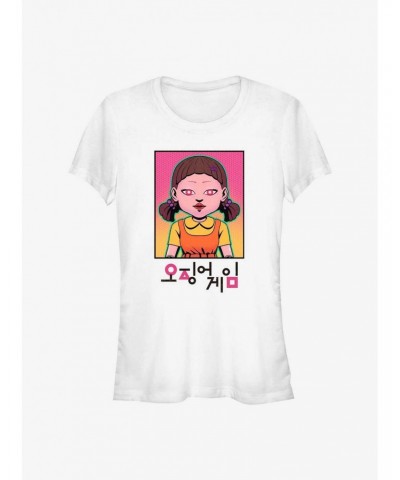 Squid Game Neon Doll Girls T-Shirt $5.66 T-Shirts