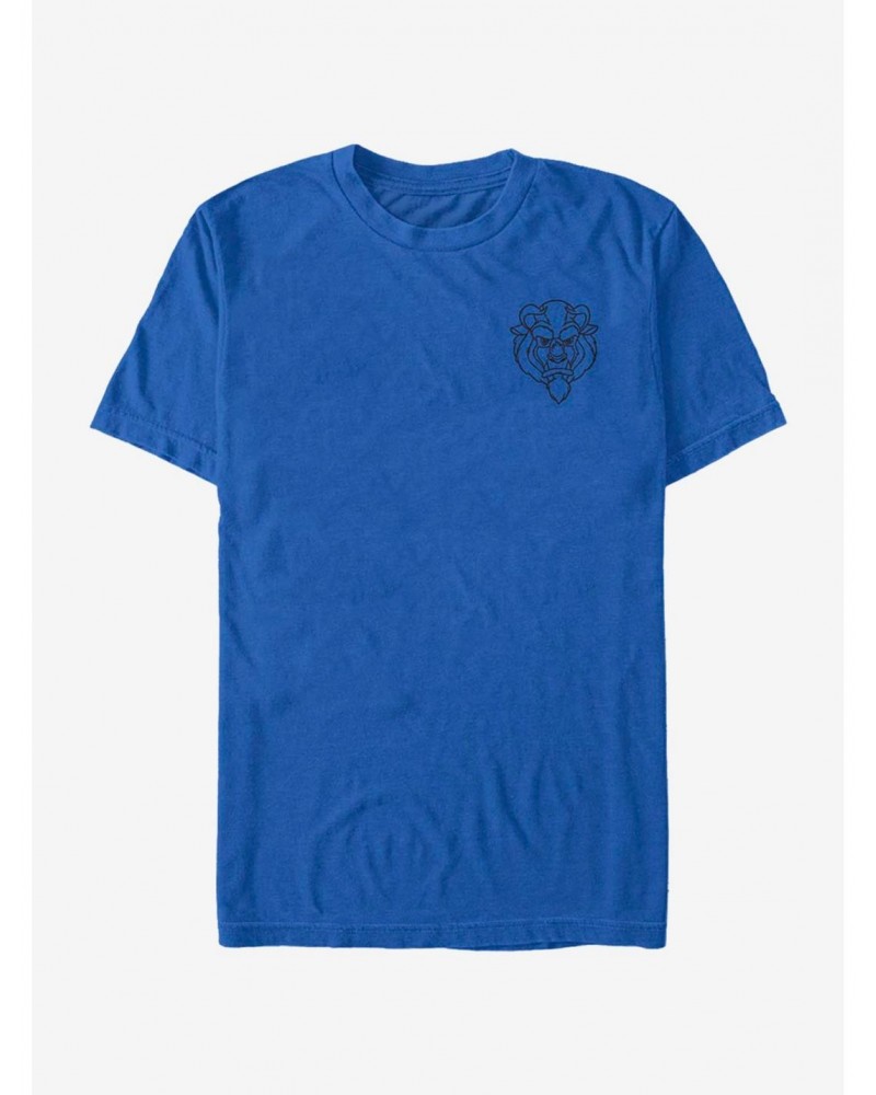 Disney Beauty And The Beast Beast Line T-Shirt $8.84 T-Shirts