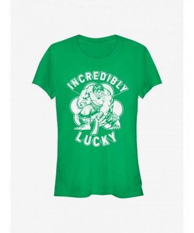 Marvel The Hulk Lucky Hulk Girls T-Shirt $6.97 T-Shirts