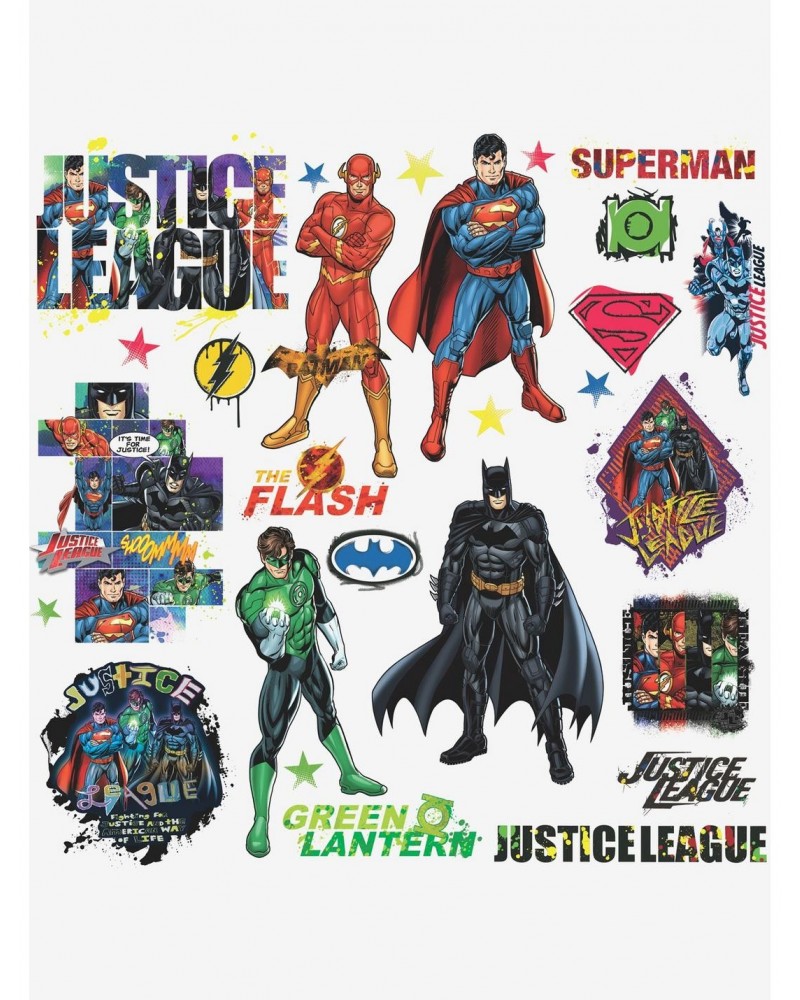 DC Comics Justice League Peel & Stick Wall Decals $6.24 Decals