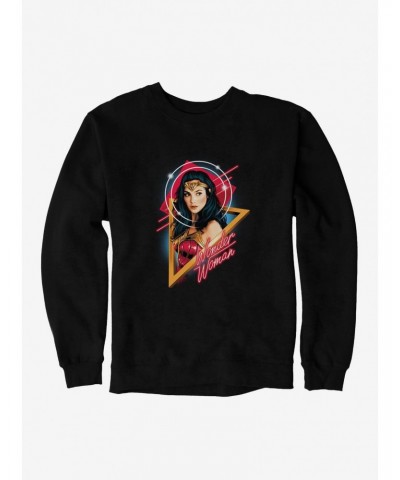 DC Comics Wonder Woman 1984 Retro Art Portait Sweatshirt $9.15 Sweatshirts