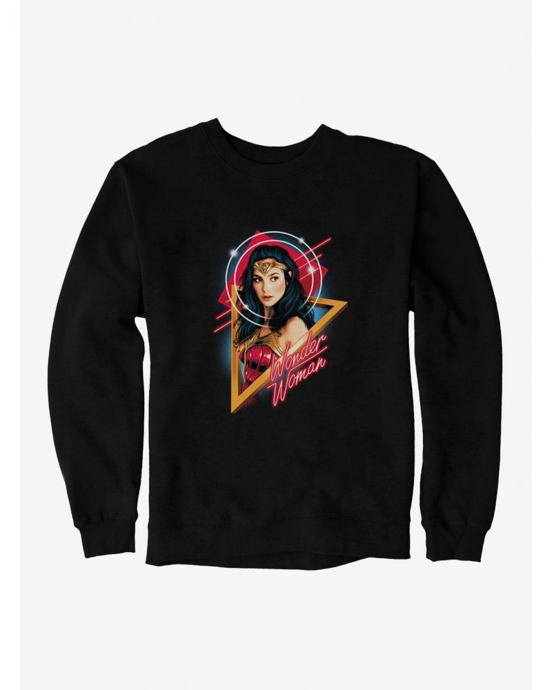 DC Comics Wonder Woman 1984 Retro Art Portait Sweatshirt $9.15 Sweatshirts