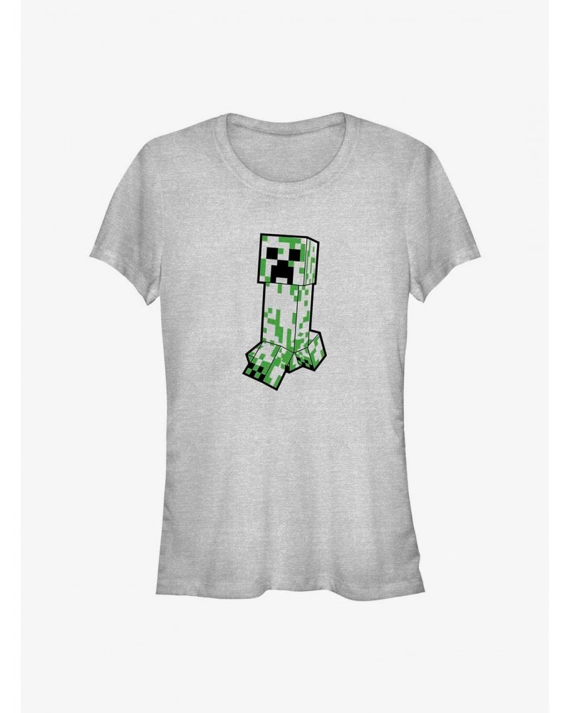 Minecraft Creeper Creepin Girls T-Shirt $8.17 T-Shirts