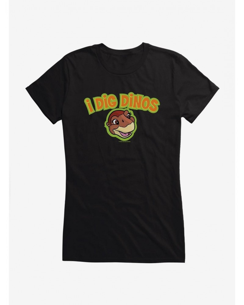 The Land Before Time I Dig Dinos Littlefoot Girls T-Shirt $6.37 T-Shirts