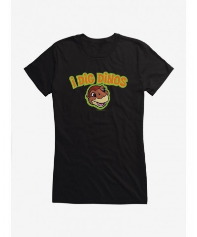 The Land Before Time I Dig Dinos Littlefoot Girls T-Shirt $6.37 T-Shirts