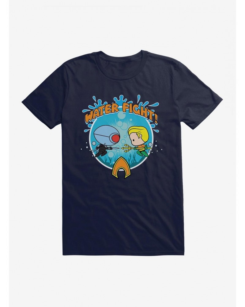 DC Comics Aquaman Chibi Ocean Master Fight T-Shirt $8.60 T-Shirts