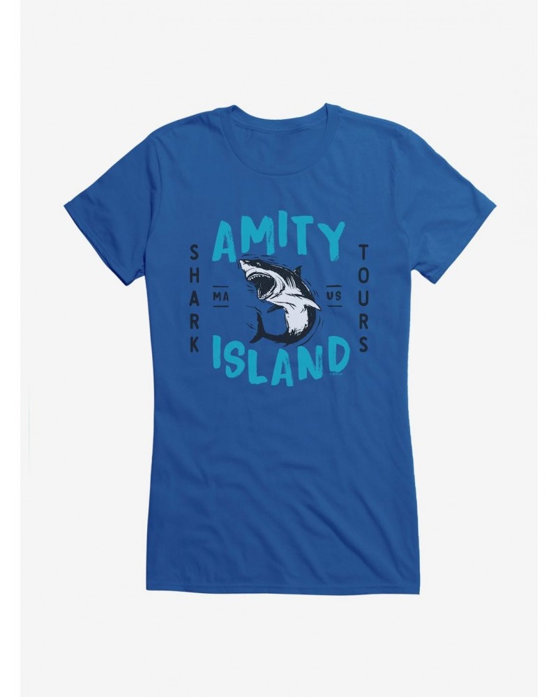 Jaws Amity Island Tours Girls T-Shirt $6.37 T-Shirts