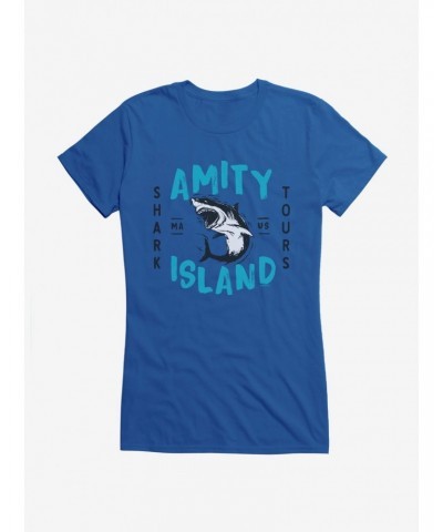 Jaws Amity Island Tours Girls T-Shirt $6.37 T-Shirts