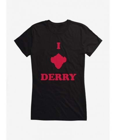 IT Chapter Two I Pennywise Derry Stack Script Girls T-Shirt $7.97 T-Shirts