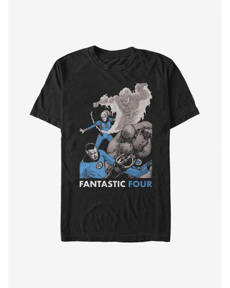 Marvel Fantastic Four The Four T-Shirt $9.56 T-Shirts