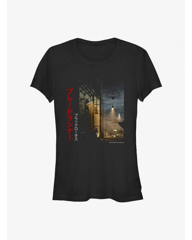 Blade Runner City Street Kanji Girl's T-Shirt $10.96 T-Shirts