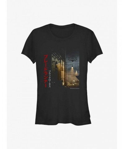 Blade Runner City Street Kanji Girl's T-Shirt $10.96 T-Shirts