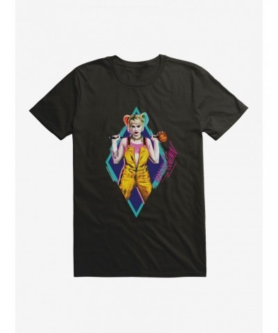 DC Comics Birds Of Prey Harley Quinn Neon Diamond T-Shirt $8.03 T-Shirts