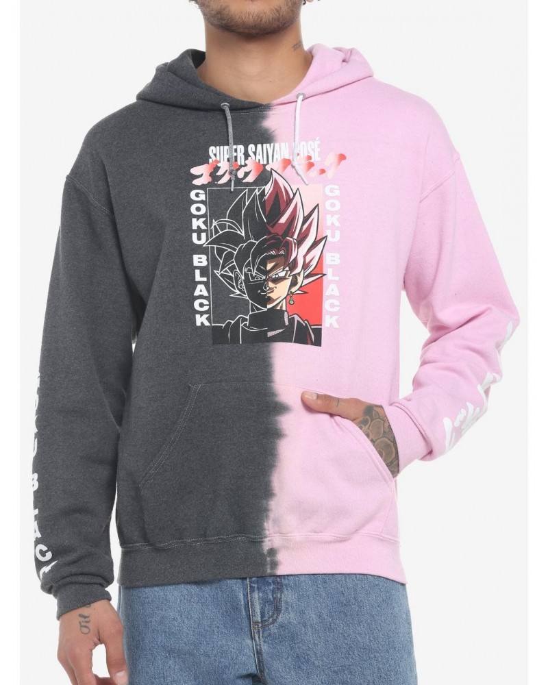 Dragon Ball Z Super Saiyan Rose Split-Dye Hoodie $19.47 Hoodies