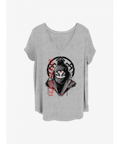 Marvel Shang-Chi and the Legend of the Ten Rings Death Dealer Girls T-Shirt Plus Size $9.71 T-Shirts