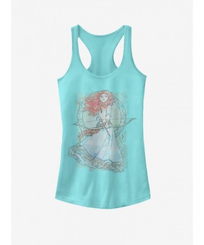 Disney Pixar Brave Watercolor Brave Girls Tank $8.22 Tanks