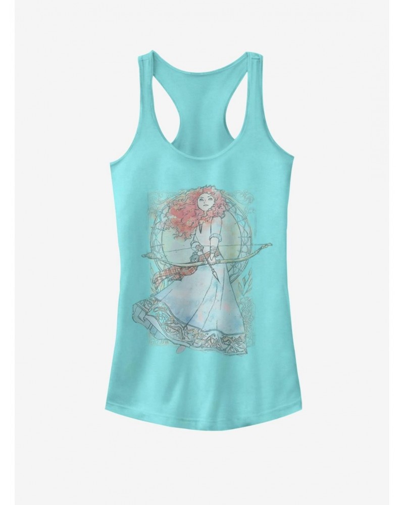 Disney Pixar Brave Watercolor Brave Girls Tank $8.22 Tanks