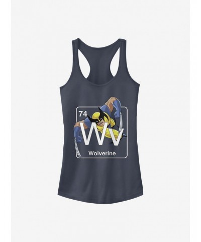 Marvel Wolverine Periodic Wolverine Girls Tank $9.16 Tanks