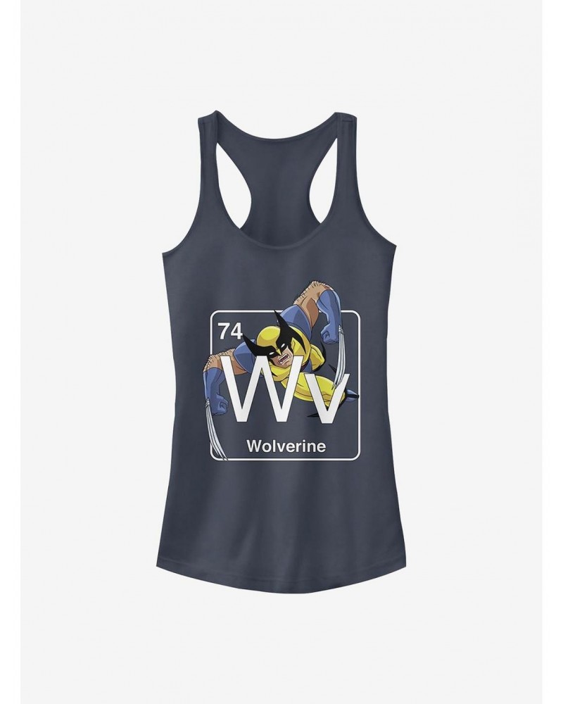 Marvel Wolverine Periodic Wolverine Girls Tank $9.16 Tanks