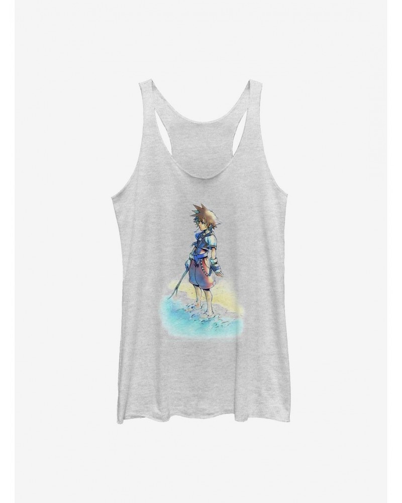 Disney Kingdom Hearts Beach Sora Girls Tank Htr $9.95 Tanks