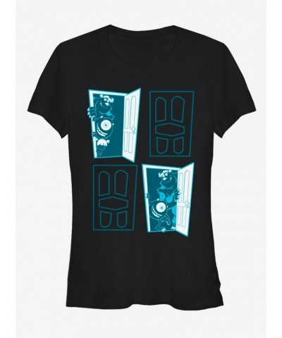 Monsters Inc. Closet Door Portal Girls T-Shirt $8.37 T-Shirts