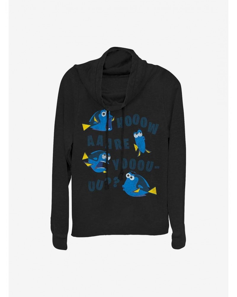 Disney Pixar Finding Nemo Dory How Are You? Cowlneck Long-Sleeve Girls Top $17.24 Tops