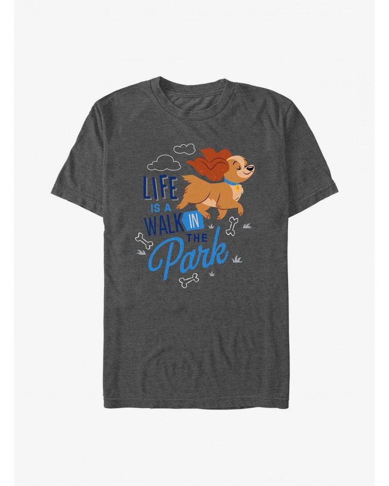 Disney Lady and the Tramp Walk In The Park T-Shirt $7.84 T-Shirts