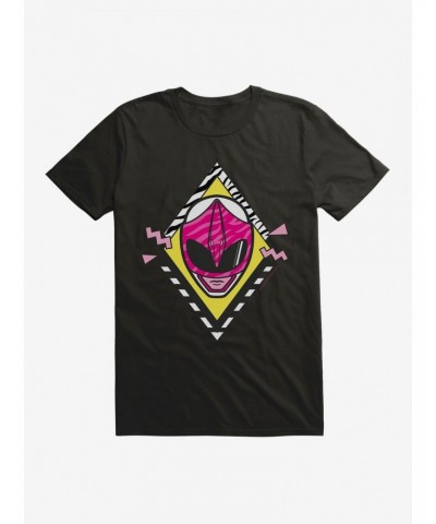 Mighty Morphin Power Rangers Pink Ranger Mask T-Shirt $9.18 T-Shirts