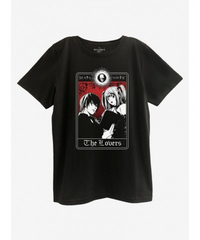 Death Note Lovers Tarot Card Boyfriend Fit Girls T-Shirt $9.21 T-Shirts