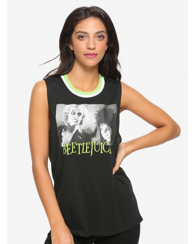 Beetlejuice Wedding Photo Girls Tank Top $6.60 Tops