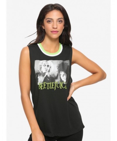 Beetlejuice Wedding Photo Girls Tank Top $6.60 Tops