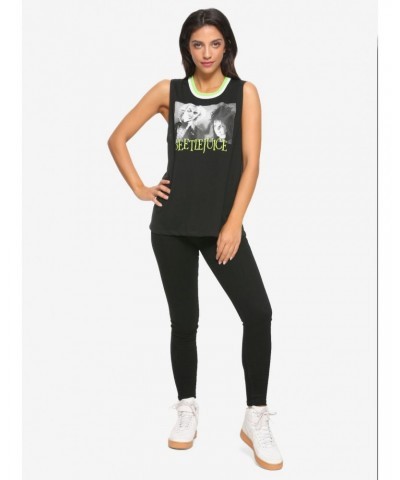 Beetlejuice Wedding Photo Girls Tank Top $6.60 Tops