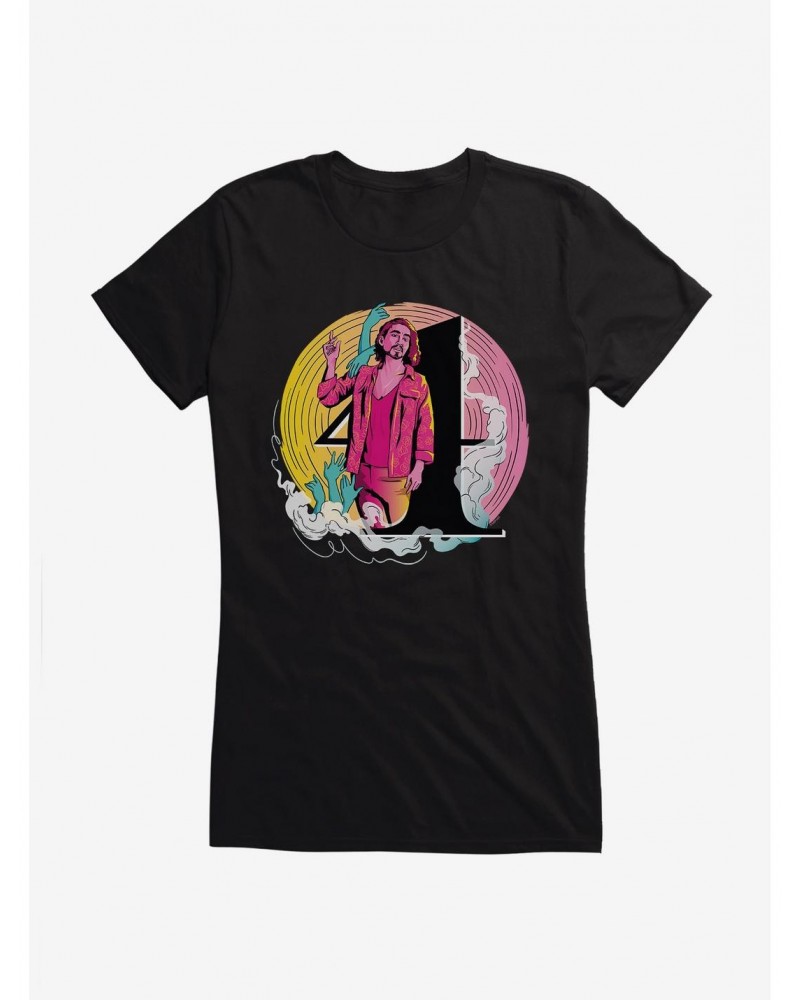 Umbrella Academy Number Four Circle Art Girls T-Shirt $7.97 T-Shirts