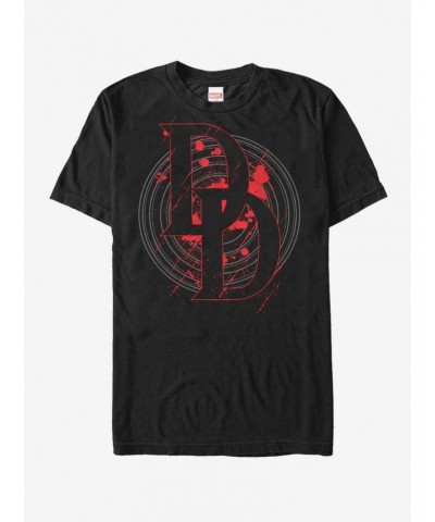 Marvel Daredevil Logo Circle T-Shirt $11.95 T-Shirts