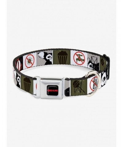 Gremlins Gizmo Poses Rules Blocks Seatbelt Buckle Dog Collar $6.87 Pet Collars