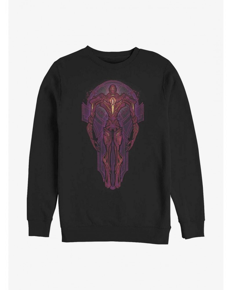 Marvel Eternals Stained Glass Crew Sweatshirt $14.76 Sweatshirts