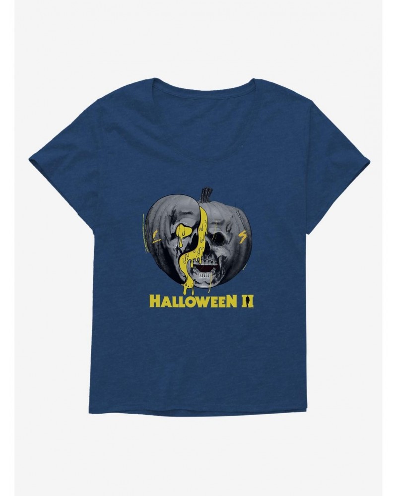 Halloween II Pumpkin Title Logo Girls T-Shirt Plus Size $11.00 T-Shirts