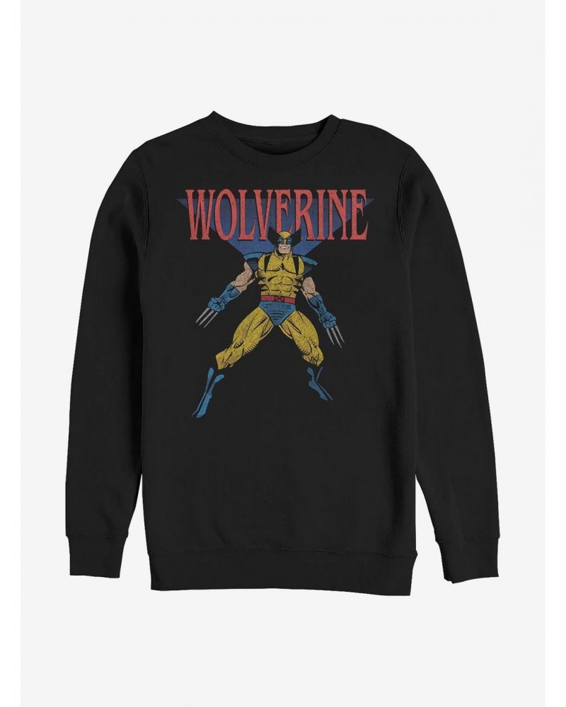 Marvel Wolverine Wolverine 90's Sweatshirt $13.58 Sweatshirts