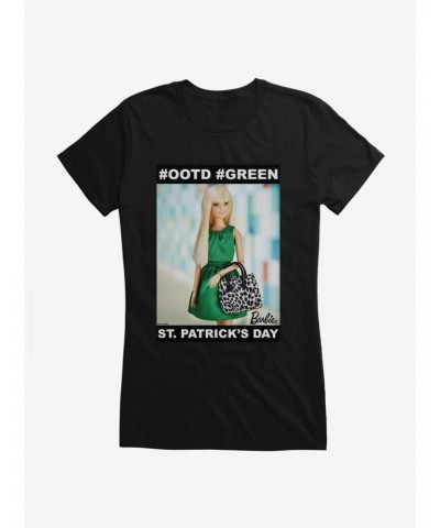 Barbie St. Patrick's Day OOTD GREEN Girls T-Shirt $9.36 T-Shirts