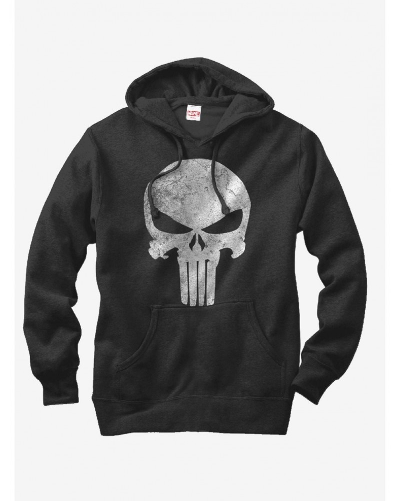 Marvel Punisher Retro Skull Symbol Hoodie $14.73 Hoodies